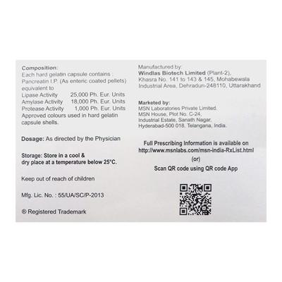 ENZASE 25000 Capsule 10's - Digestion-Dig