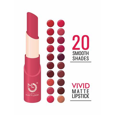 Matt Look Vivid Matte Lipstick, Pretty Pink 3.8 gm - Lipsticks