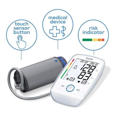 Beurer Upper Arm Blood Pressure Monitor (BM 46) - Blood Glucose Monitors/Test Strips