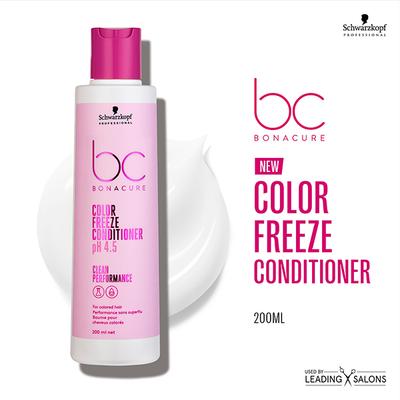 Schwarzkopf Professional Bonacure Color Freeze Conditioner pH 4.5,with Vegan Keratin 200 ml - Conditioners