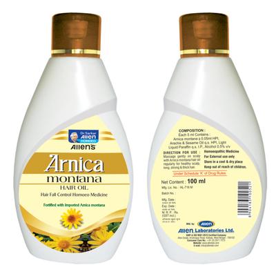 Allen Arnica Montana Hair Oil 100 ml - Personal Care(Homeopathy)