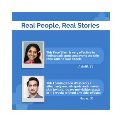 The Derma Co. 3 % Niacinamide Foaming Daily Face Wash for Acne Marks 100ml - Face Washes