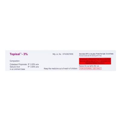 Topisal 3% Ointment 30gm - Skin Infections-Toc