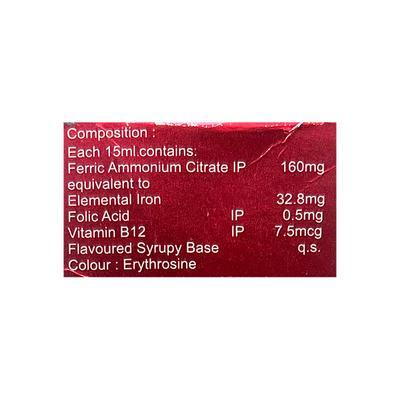 FOLVINE RED IRON Syrup 300ml - Anaemia-VMA