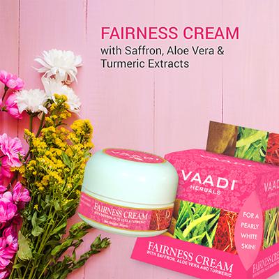 Fairness Cream - Saffron, Aloe Vera & Turmeric Extracts 30 gm - Creams/Oils/Lotions