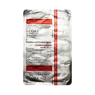 Cholinecad Plus Tablet 10'S - Nootropics And Neurotrophics