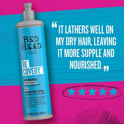 TIGI Bed Head Recovery Moisture Rush Hair Conditioner for Dry and Damaged Hair 600 ml - Conditioners
