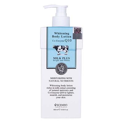 Scentio Milk Plus Organic Whitening Q10 Body Lotion 400 ml - Lotions & Creams