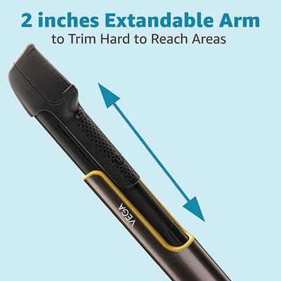 Vega Long Body Groomer & Trimmer for Men with Extendable Handle & Focus Light, (VHTH-29) 1's - Trimmers