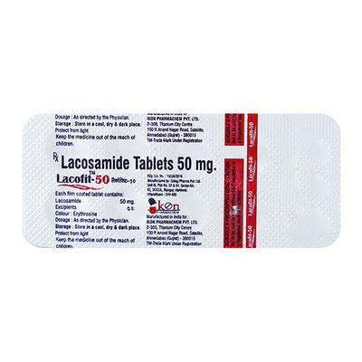 LACOFIT 50 Tablet 10's - Epilepsy/Convulsion-Ant