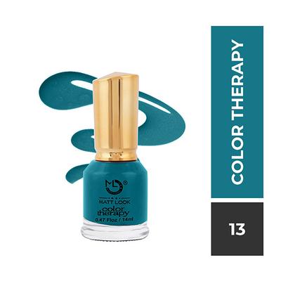 Matt Look Nails Makeup Colour Therapy Nail Polish, Shade No - 13 14 ml - Nail Polish