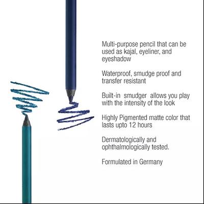 Colorbar Just Smoky Kajal -Just Black 001 1.2gm - Eyeliners
