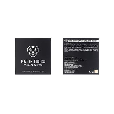 PAC Matte Touch Compact Powder (130 Biscuit) 12 gm - Compact Powder