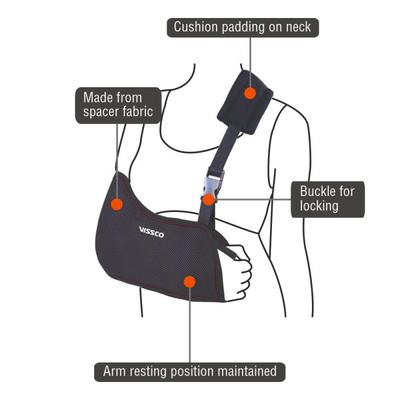 Vissco Arm Pouch Sling (XL) 1's - Supports And Braces
