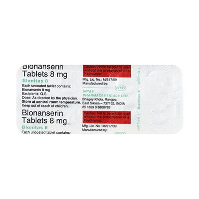 Blonitas 8mg Tablet 10'S - Psychosis-Ans