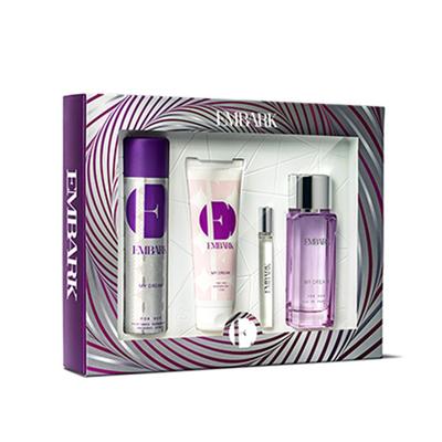 Gift Set - 4pc My Dream for Her (10ml EDP + 100 ml EDP+150ml Deo +100ml Shower Gel) 360 ml - Women Deodorants/Roll-Ons