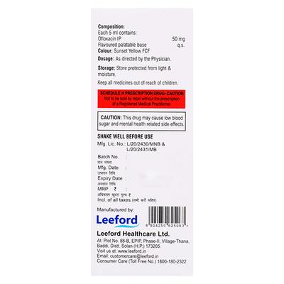 OFRON 50 Oral Suspension 60ml - Bacterial Infections-Qui