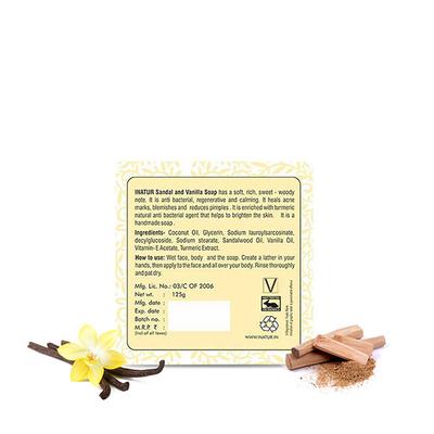 Inatur Mineral Deep Cleansing Soap Bar - Charcoal 125 gm - Soaps