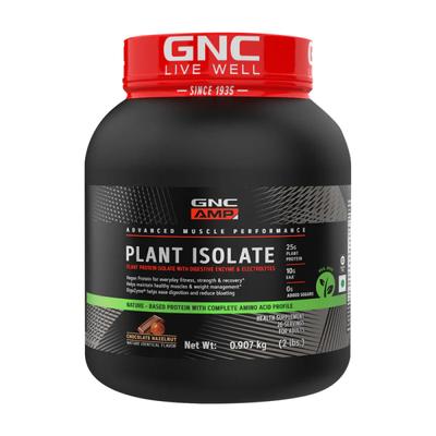 GNC AMP Plant Isolate - Chocolate Hazelnut 0.907 kg - Protein Drink
