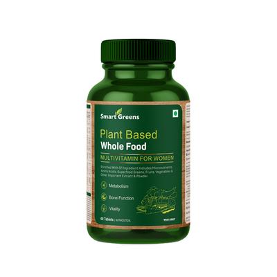Smart Greens Plant Based Wholefood Multivitamin for Women Tablet 60's - Multi-Vitamins