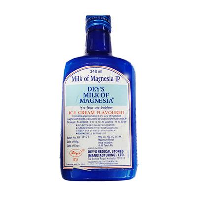 Dey'S Milk Of Magnesia Ice Cream Flavoured Liquid 340ml - Constipation-Lax
