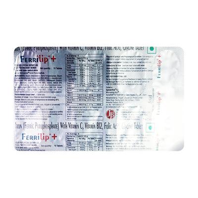 FERRILIP + Tablet 10's - Supplements-Vam