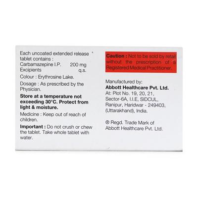 Mazetol Sr 200Mg Tablet 15's - Epilepsy/Convulsion-Ant