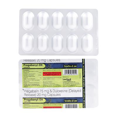 PREGABANYL DX Capsule 10's - Neuropathic Pain-Dru