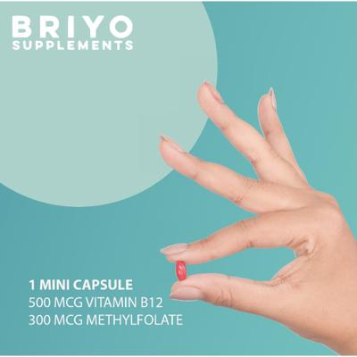 Briyo Min B12-Biactive Vitamin B12 500 mcg Capsule 90s - Multi-Vitamins