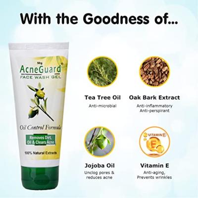 Acneguard Face Wash Gel (Pack Of 3 X 50 g) 1's - Face Washes