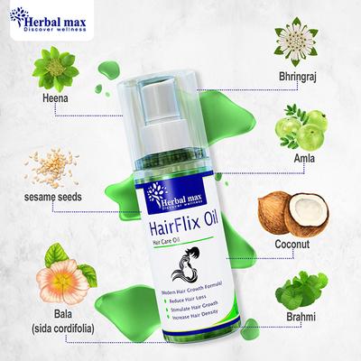 Herbal Max HairFlix Hair Care Oil 100 ml - Hair Oils