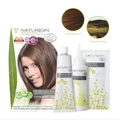 Naturigin Permanent Hair Colour Copper Brown 4.6 115 ml - Powder
