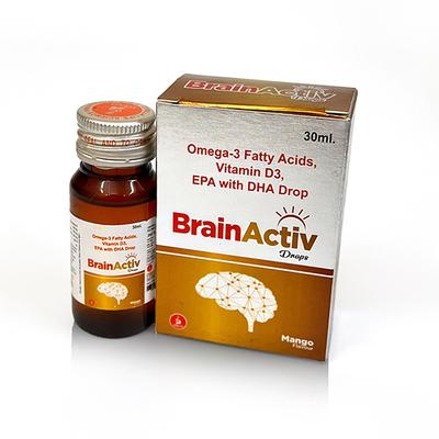 BRAINACTIV MANGO FLAVOUR Drops 30ml - Supplements-Vam