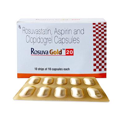 Rosuva Gold 20mg Capsule 10'S - High Cholesterol-Dys