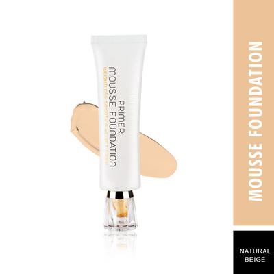 Swiss Beauty Primer Mousse Foundation - (Natural Beige) 30 ml - Foundation