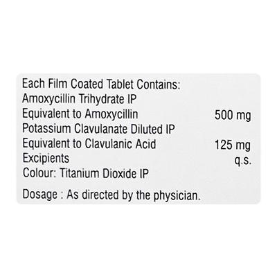 EXCLAV 625 Tablet 10's - Bacterial Infections-Pen
