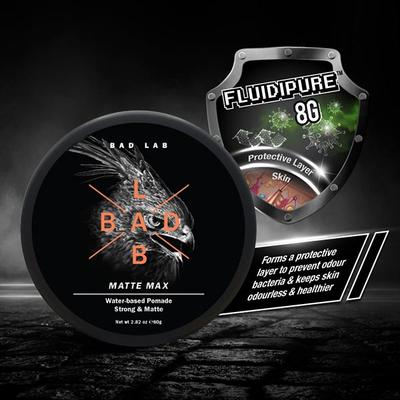 Bad Lab Matte Max Water-based Pomade, Strong & Matte 80 gm - Pomades