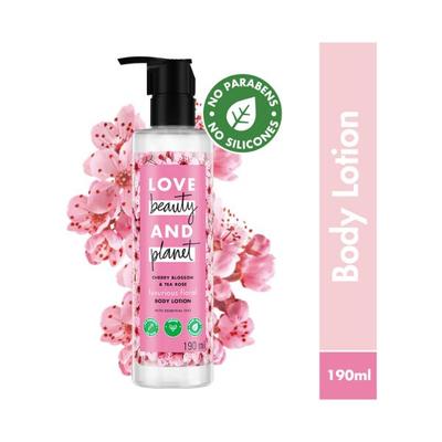 Love Beauty And Planet Cherry Blossom & Tea Rose Body Lotion - 190 ml - Lotions & Creams