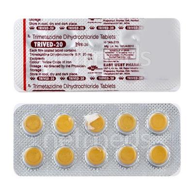 Trived 20mg Tablet 10'S - Angina