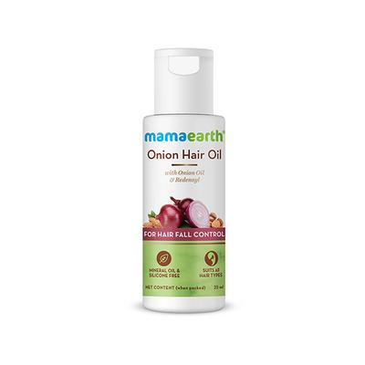 GWP Mamaearth Onion Hair Oil With Onion & Redensyl For Hair Fall Control 25 ml - Hair Oils
