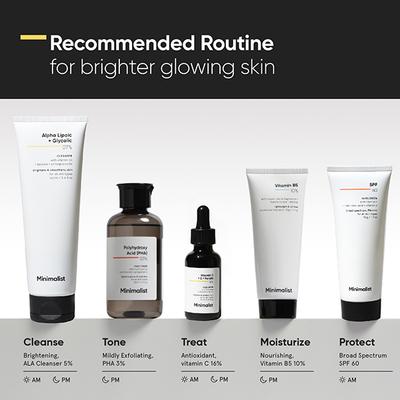 Minimalist Vitamin C+E+Ferulic 16% Face Serum 20ml - Face Serum