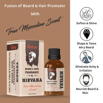 Fantraa Beard & Hair Fragrance Oil Nirvana 30 ml - Beard Oil