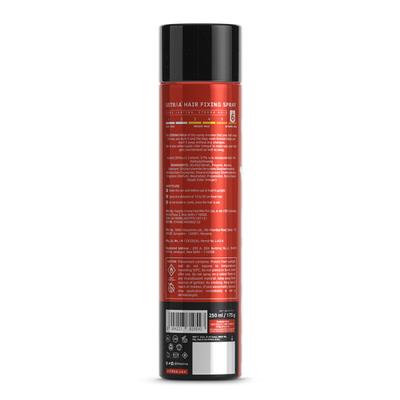 Ustraa Hair Fixing Spray - Strong Hold Hard Set with Apple Cider Vinegar 250ml - Hair Gels & Waxes
