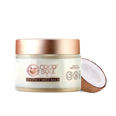 Coco Soul Coconut Melt Balm, 100% Natural Actives Paraben & Sulphate Free 50 gm - Skin-Treatment