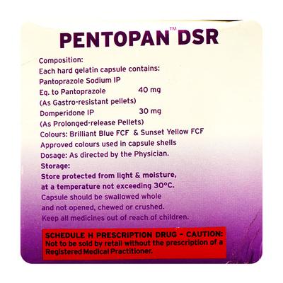 PENTOPAN DSR Capsule 10's - Ulcer/Reflux/Flatulence-Aaa