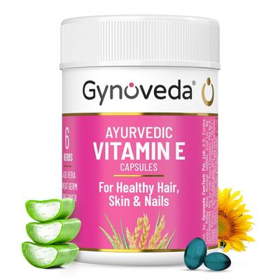 Gynoveda Ayurvedic Vitamin E Capsule 30's - Multi-Vitamins