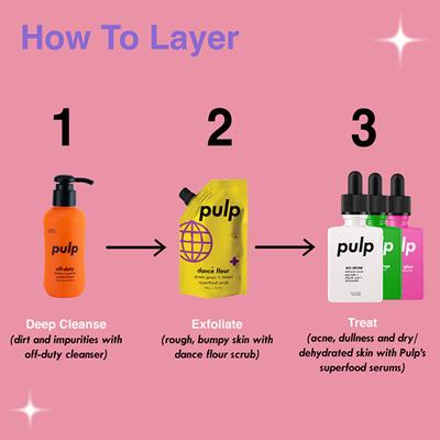 Pulp Cosmetics Dance Flour Scrub 100 gm - Scrubs & Exfoliants