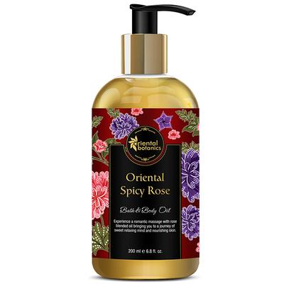Oriental Botanics Bath & Body Oil - Oriental Spicy Rose 200 ml - Massage Oils