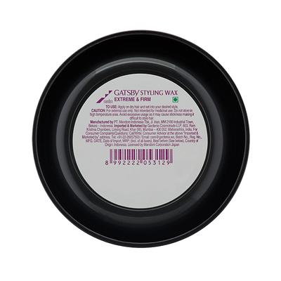 Gatsby Extreme & Firm Solid Mohawk Hair Styling Wax 75 gm - Hair Waxes