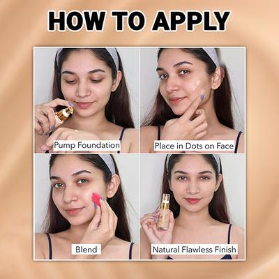 Iba Pure Skin Liquid Foundation SPF 15 04 Snow White 30ml - Foundation